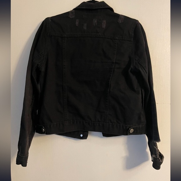 Black Denim Jacket - Picture 2 of 3